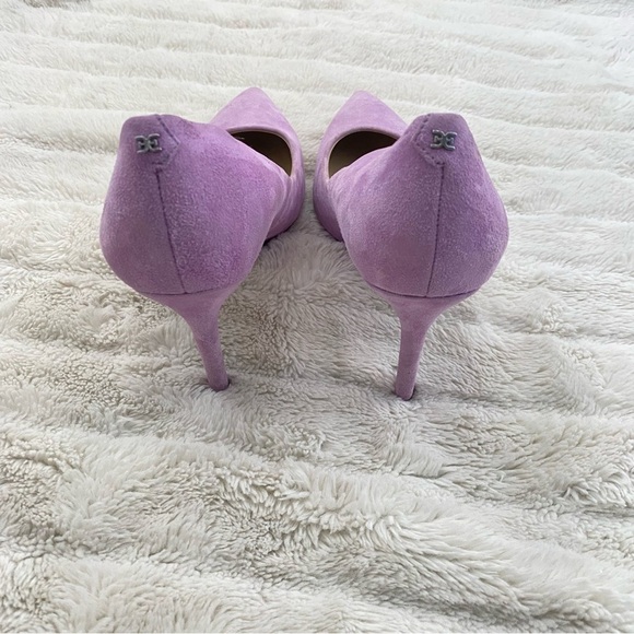 Sam Edelman Hazel Suede Pointed-Toe Pumps Heels Lavender Purple Size 9 - Picture 5 of 15